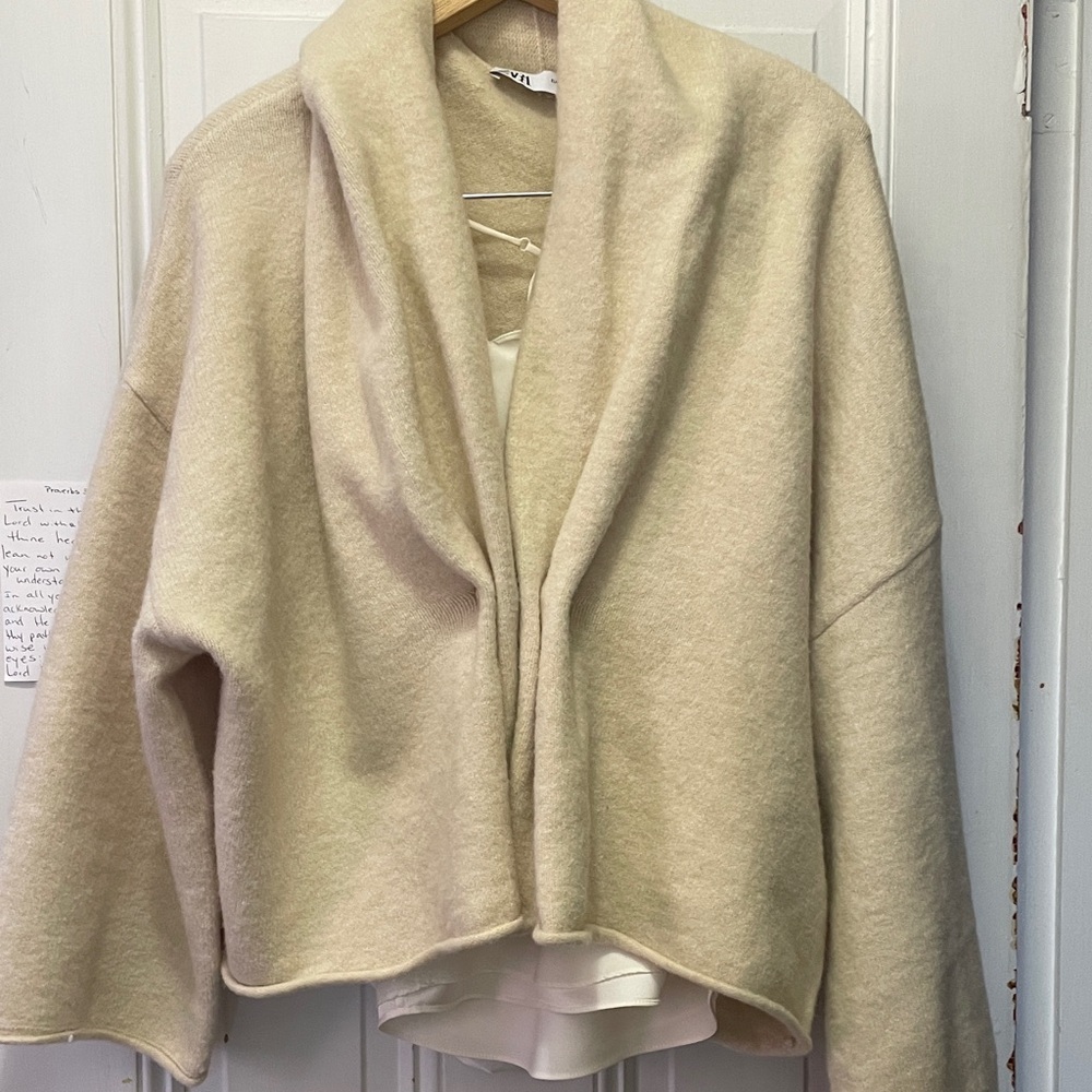 Zara Cream Women's Sweater
